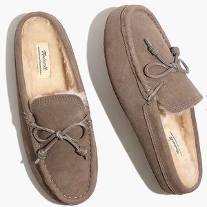 Madewell Suede Moccasin Scuff Slippers